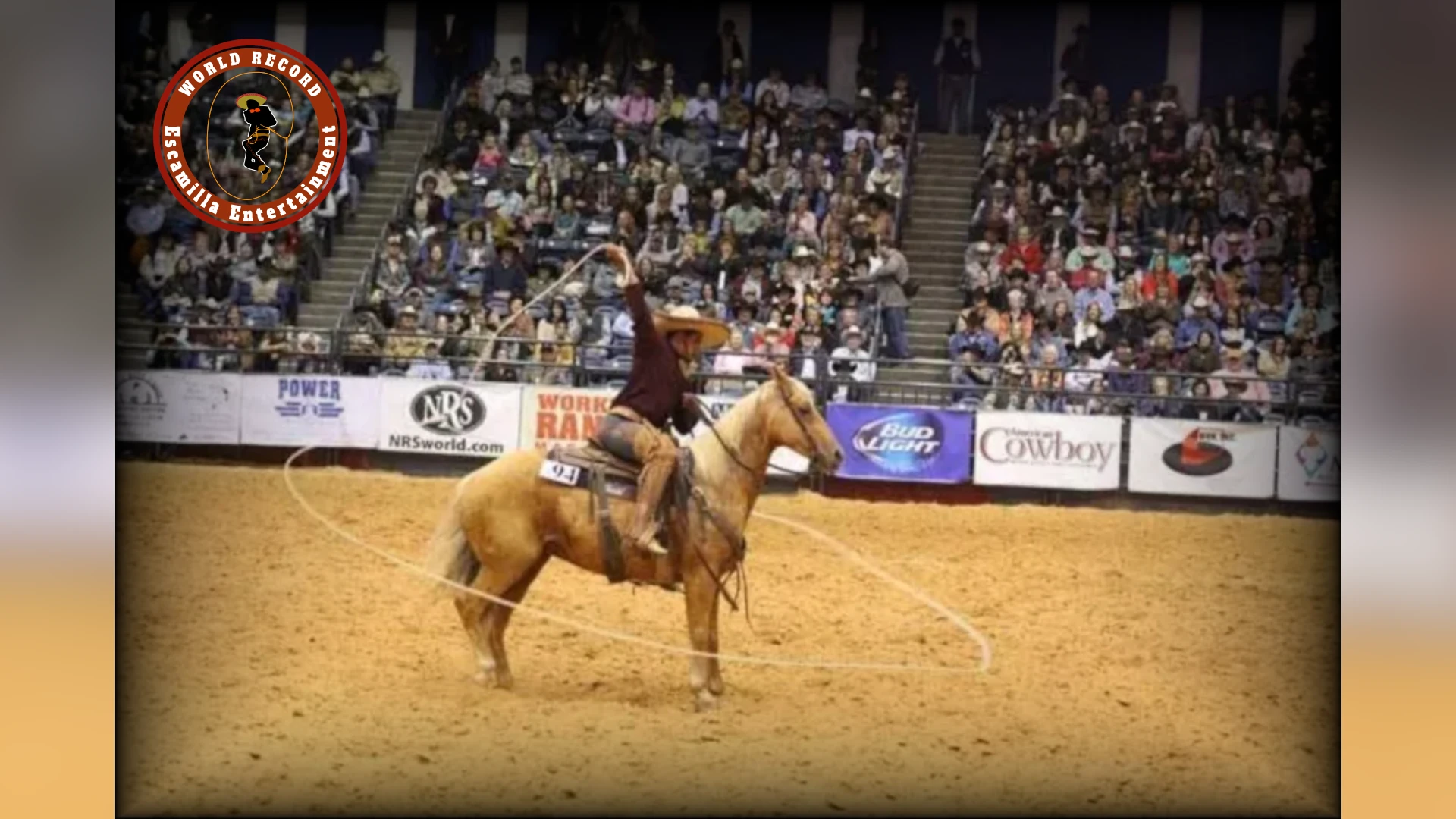 Javier Escamilla performing rope tricks